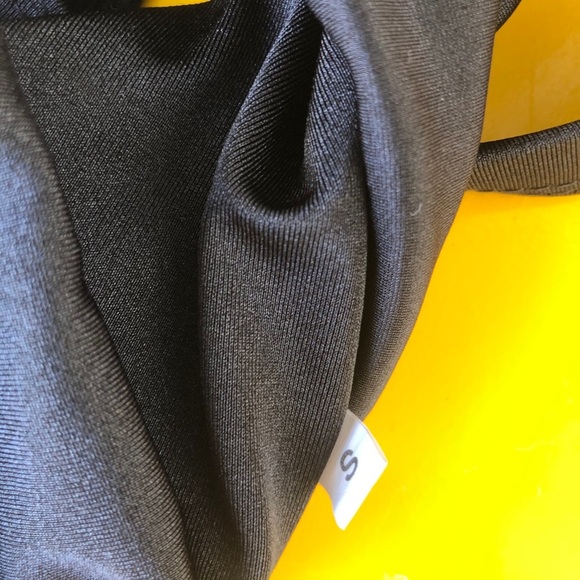 Black cut out one piece swimsuit small - Picture 2 of 2